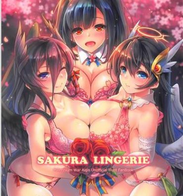 Shaven Sakura Lingerie- Sennen sensou aigis hentai Desnuda